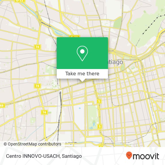 Centro INNOVO-USACH map