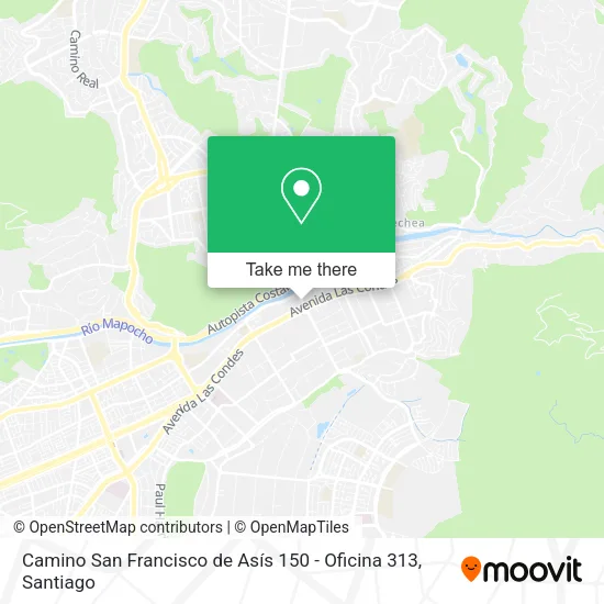 Camino San Francisco de Asís 150 - Oficina 313 map