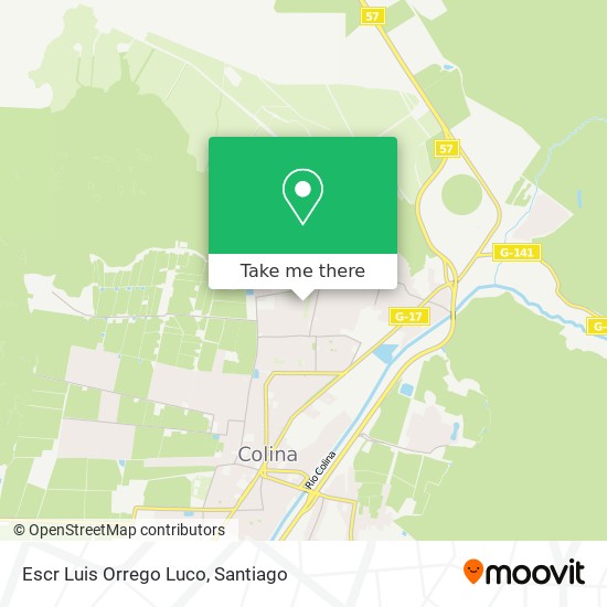 Escr Luis Orrego Luco map
