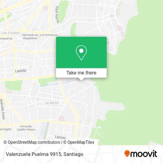 Valenzuela Puelma 9915 map