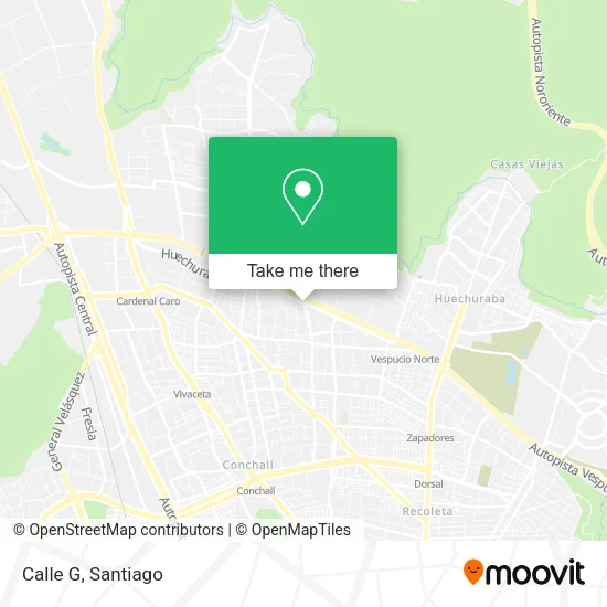 Calle G map
