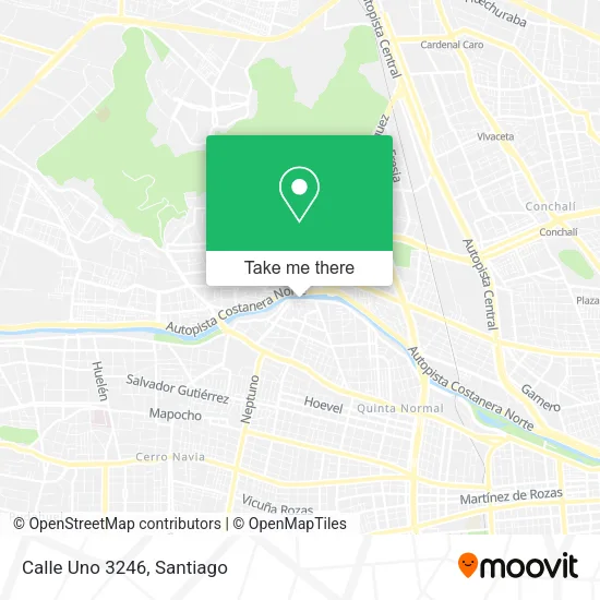 Calle Uno 3246 map