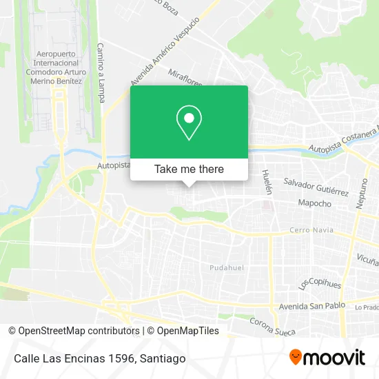 Mapa de Calle Las Encinas 1596
