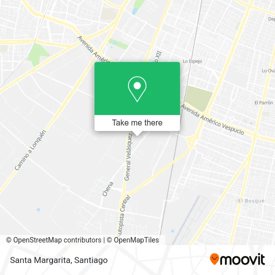 Santa Margarita map