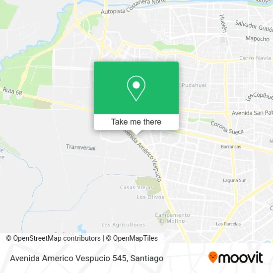 Avenida Americo Vespucio 545 map