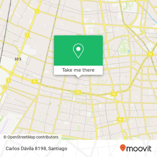 Carlos Dávila 8198 map