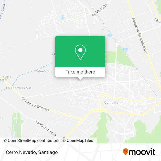 Cerro Nevado map