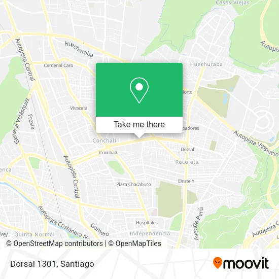 Dorsal 1301 map