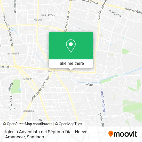 Iglesia Adventista del Séptimo Día - Nuevo Amanecer map