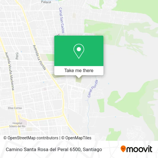 Mapa de Camino Santa Rosa del Peral 6500