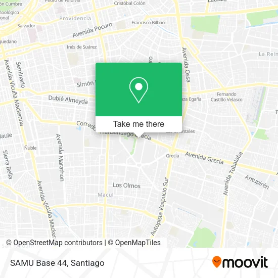 SAMU Base 44 map