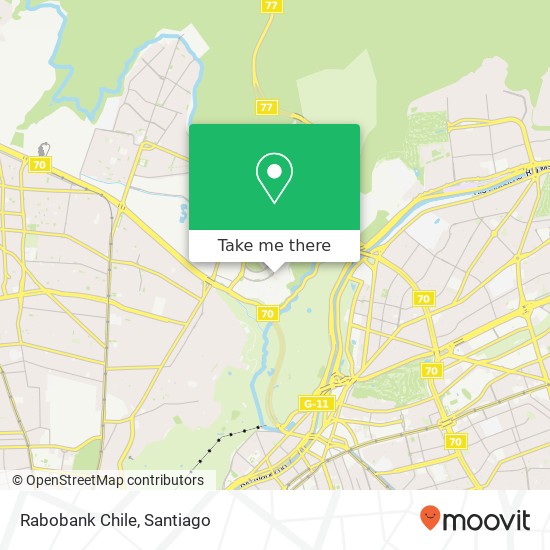 Rabobank Chile map