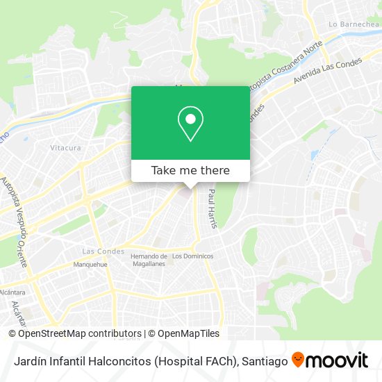 Jardín Infantil Halconcitos (Hospital FACh) map