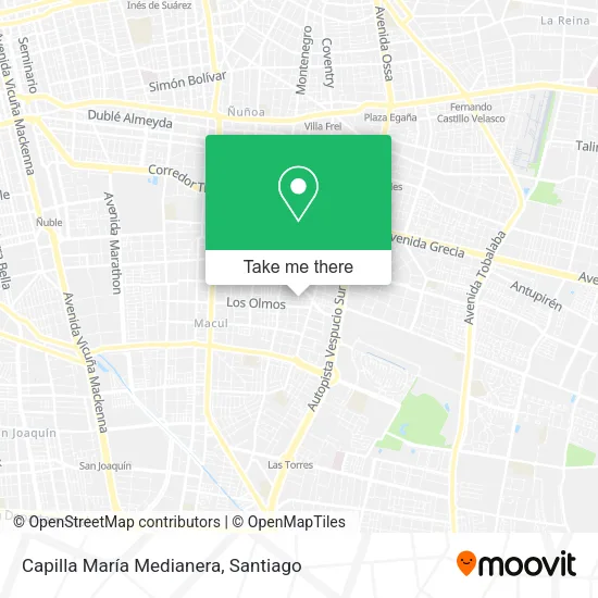 Capilla María Medianera map