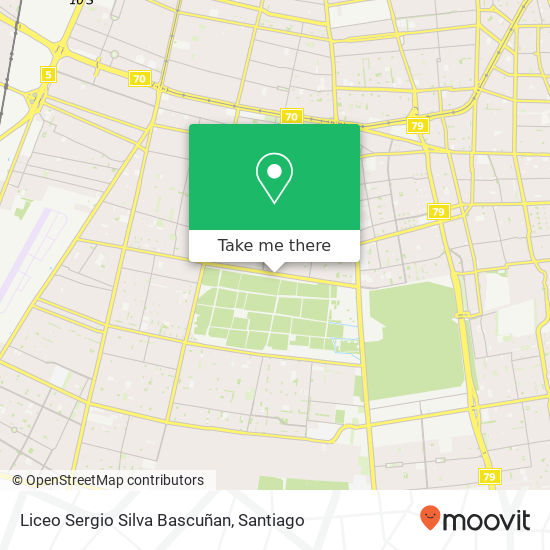 Liceo Sergio Silva Bascuñan map