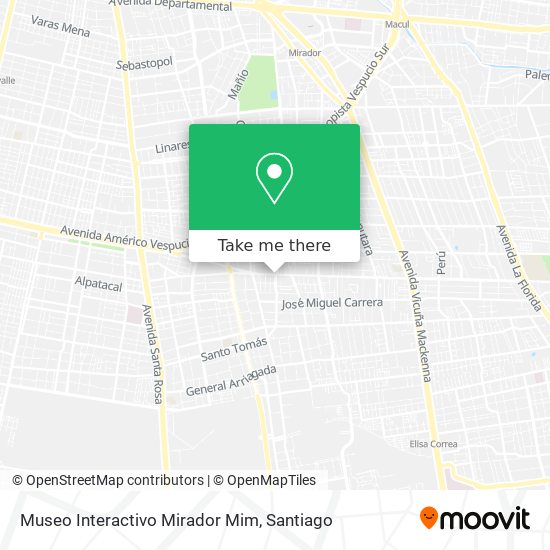 Museo Interactivo Mirador Mim map