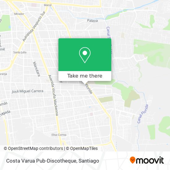 Costa Varua Pub-Discotheque map