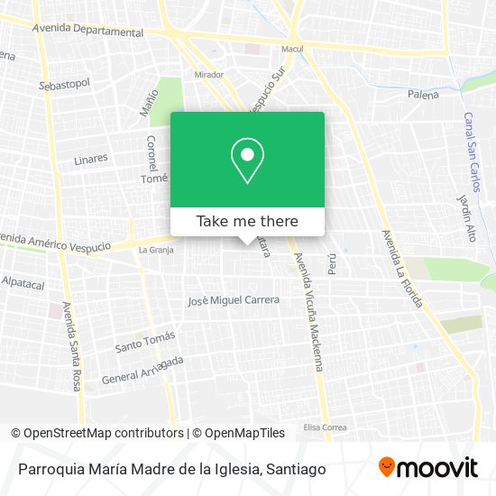 Parroquia María  Madre de la Iglesia map