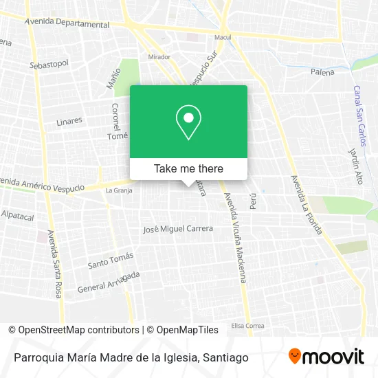 Parroquia María  Madre de la Iglesia map