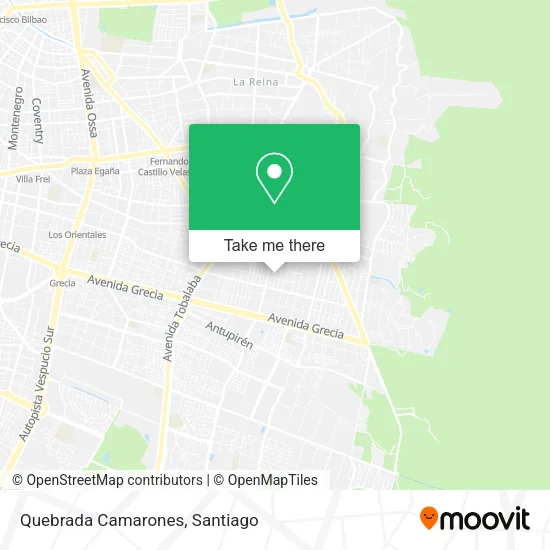 Quebrada Camarones map