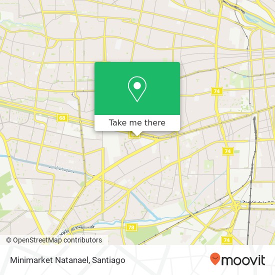 Mapa de Minimarket Natanael