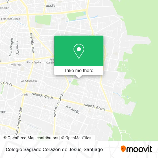 Colegio Sagrado Corazón de Jesús map