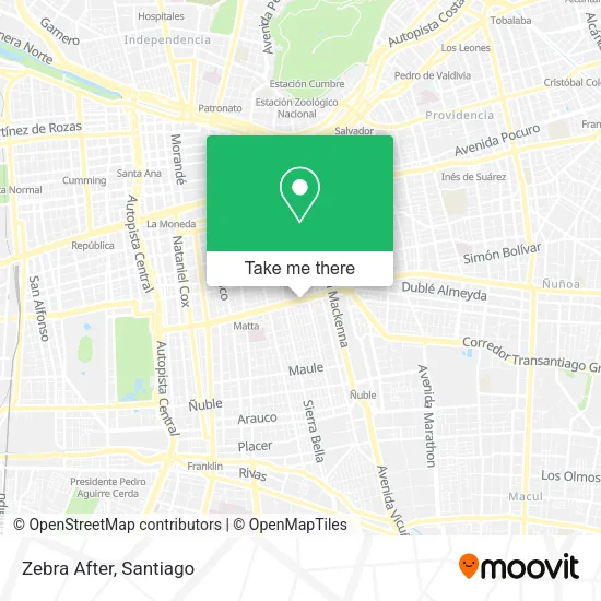 Zebra After map