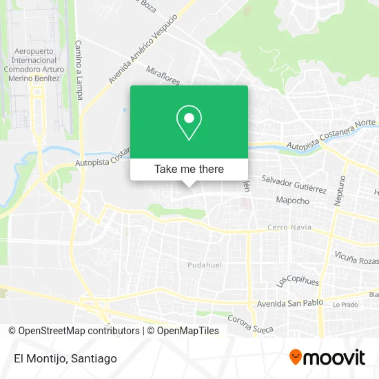 El Montijo map