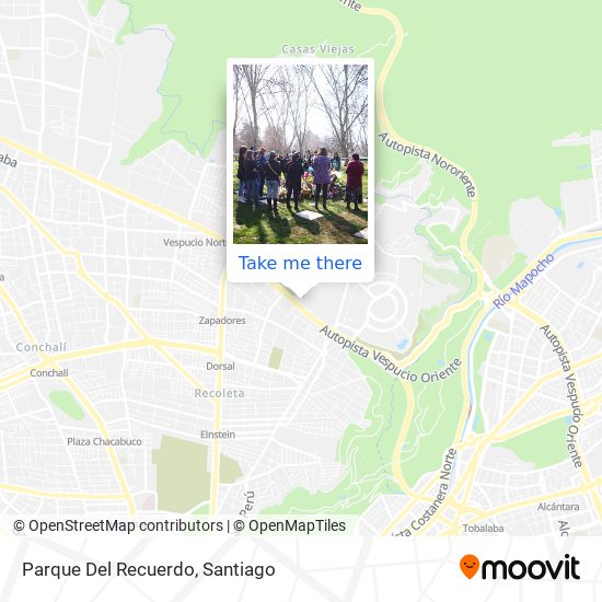 Parque Del Recuerdo map