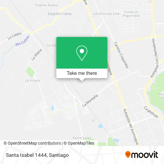 Santa Isabel 1444 map
