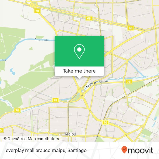 everplay mall arauco maipu map