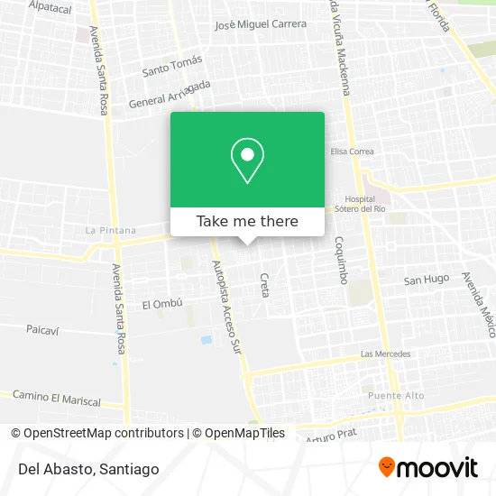 Del Abasto map
