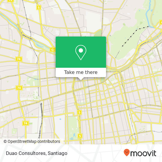 Duao Consultores map