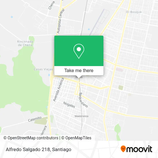 Alfredo Salgado 218 map