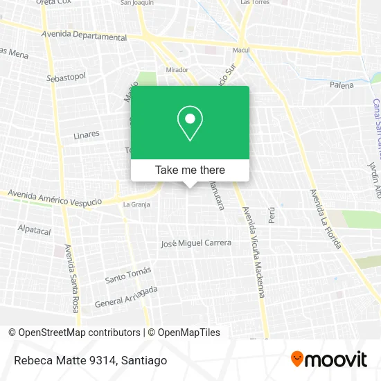 Rebeca Matte 9314 map