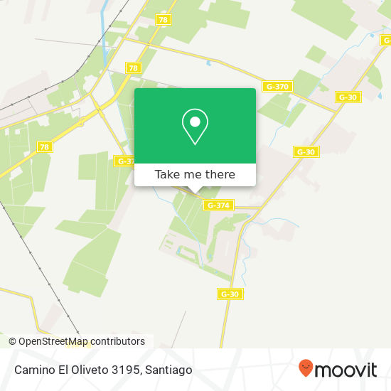 Camino El Oliveto 3195 map