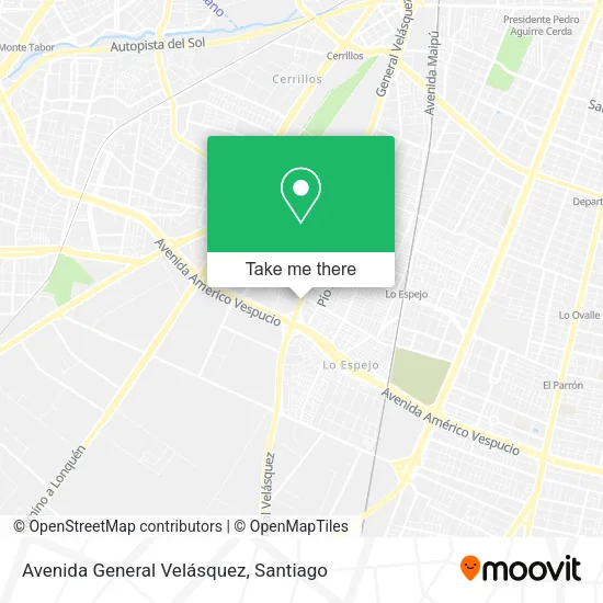 Avenida General Velásquez map