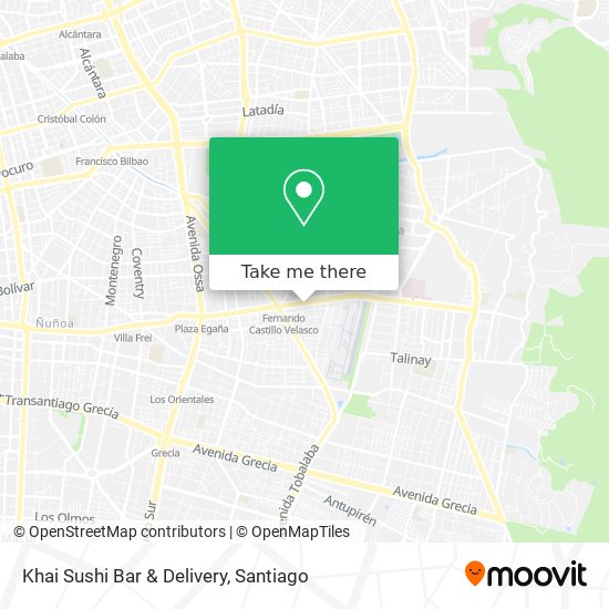 Khai Sushi Bar & Delivery map