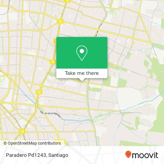 Paradero Pd1243 map