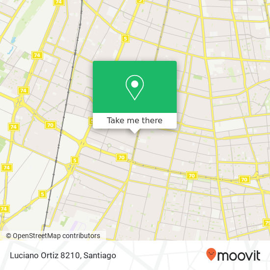 Luciano Ortiz 8210 map