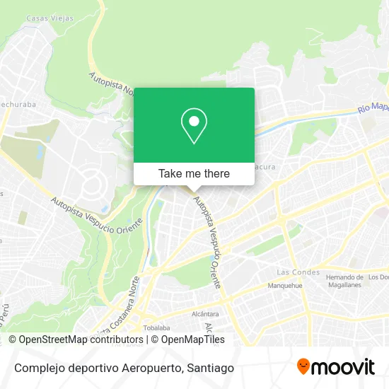 Complejo deportivo Aeropuerto map