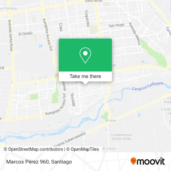 Marcos Pérez 960 map