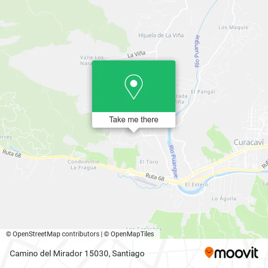 Mapa de Camino del Mirador 15030
