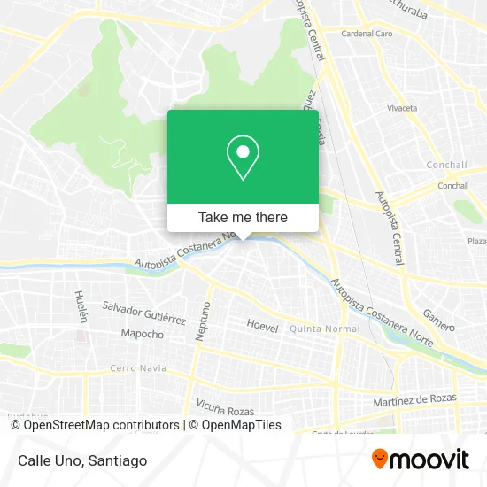 Mapa de Calle Uno