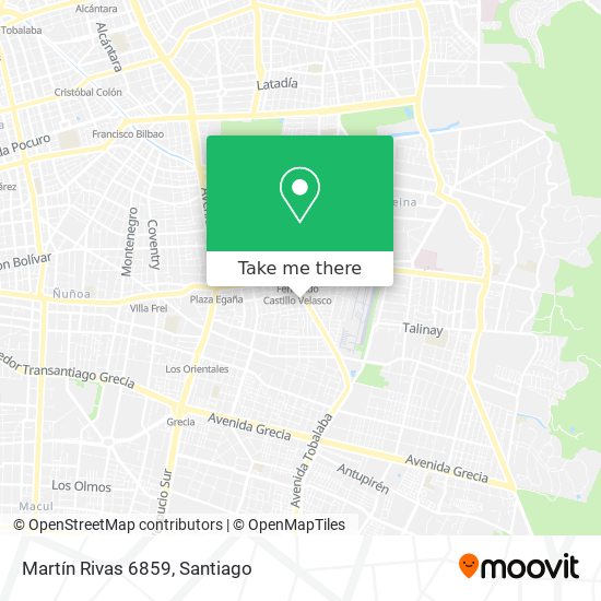 Martín Rivas 6859 map