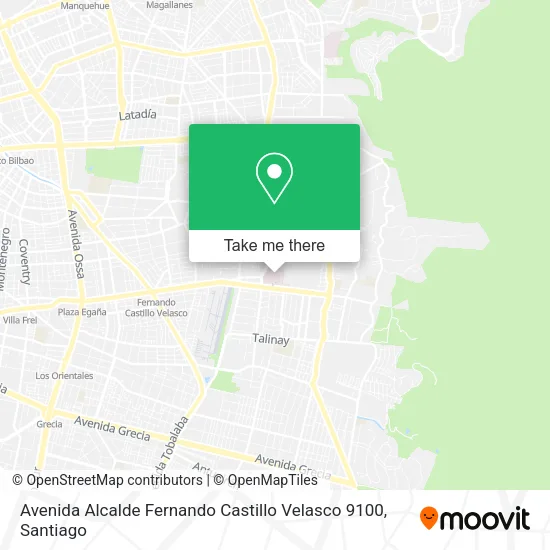 Avenida Alcalde Fernando Castillo Velasco 9100 map