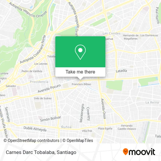 Carnes Darc Tobalaba map