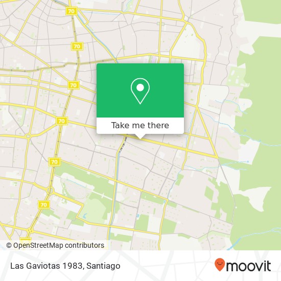 Las Gaviotas 1983 map