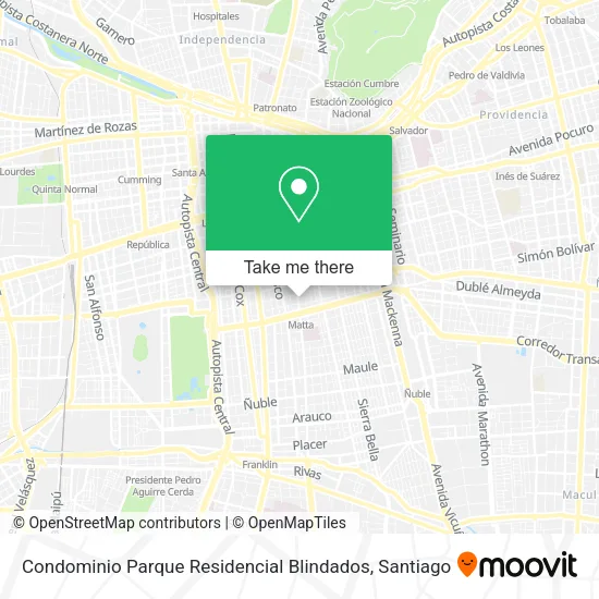 Condominio Parque Residencial Blindados map
