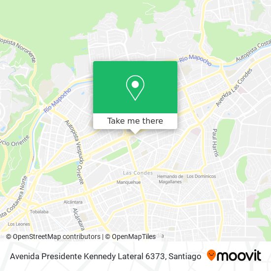 Avenida Presidente Kennedy Lateral 6373 map